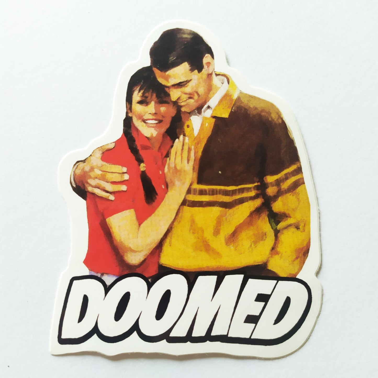 Doomed BMX Sticker - SkateboardStickers.com
