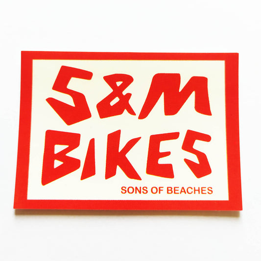 S&M BMX Sticker